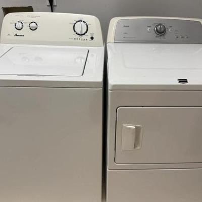 Amanda washer and Maytag Bravo dryer