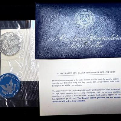 1974 uncirculated eisenhower dollar