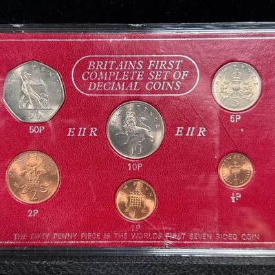 Britain s first complete set of decimal coins