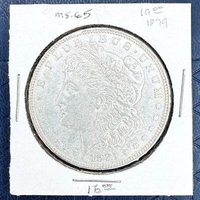 1921 morgan silver dollar