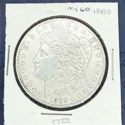 1889 morgan silver dollar