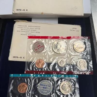 Us mint uncirculated coin set 1970
