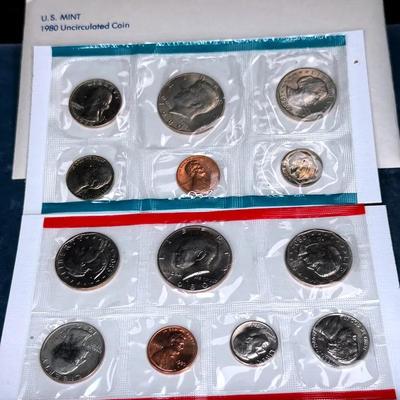 1980 us mint uncirculated coin set