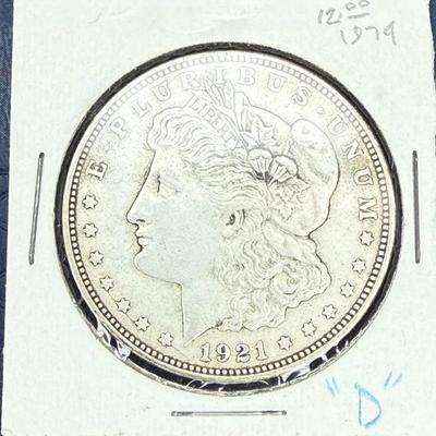 1921 morgan silver dollar