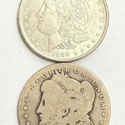 1889 1891o morgan silver dollar