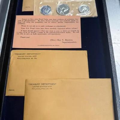 Us proof sets 1960 1961 & 1962