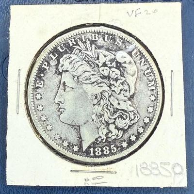 1885 o morgan dollar