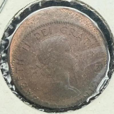 Error coin 1963 canada 1 cent