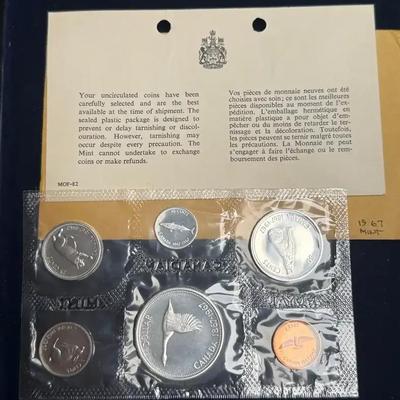 1967 canadian uncirculated coin set