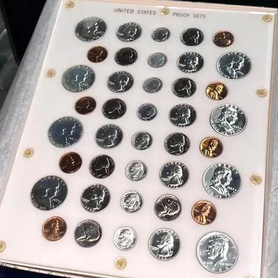 Us proof set 1957 to 1964