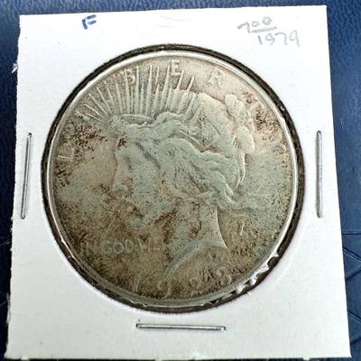 1923 peace dollar