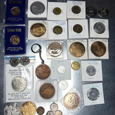 1962 seattle world s fair one dollar tokens and other random items