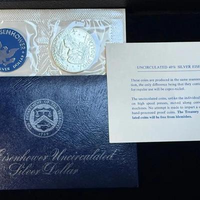 1974 uncirculated eisenhower dollar