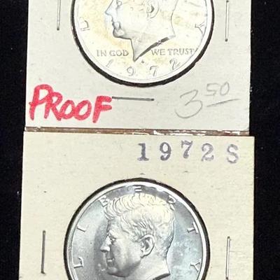 1972 kennedy half dollars