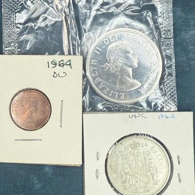 1960s canadian coins uncirculated other