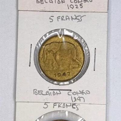 Belgian congo 1925 1936 & 1947