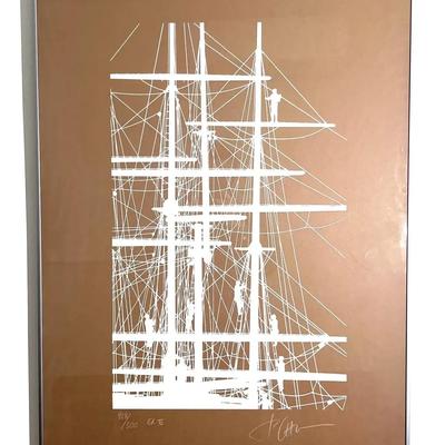 MCM Sailing Rigging Limited Edition Serigraph – Signed & Numbered 428/500