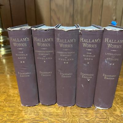 Antique Book Lot #2 - 1880 Hallam’s Works Set