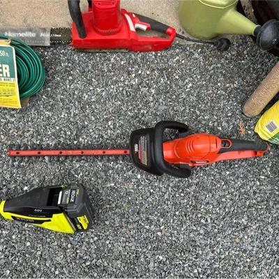 Estate Lot of Premium Lawn & Garden Tools - Ryobi, Black+Decker, Homelite & More