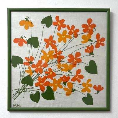 MCM Vera Neumann Floral Textile Screen Print