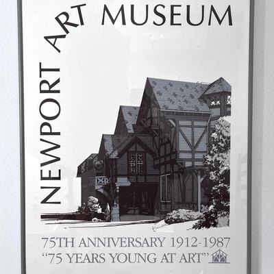 Newport Art Museum 75th Anniversary Poster (1912-1987)