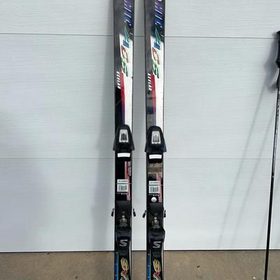 Vintage Atomic ARC Kevlar Skis (190cm) with Salomon S505 Bindings