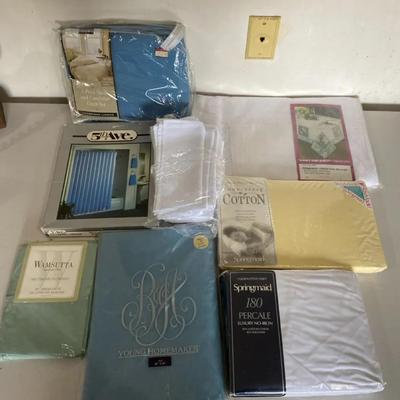 Vintage Bedding Lot - Ralph Lauren, Springmaid, Wamsutta - Percale & Cotton (new old stock)
