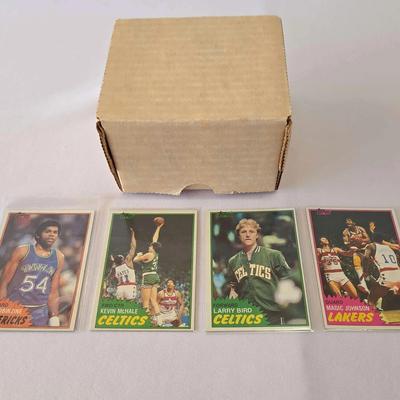 1981 Topps Basketball Box Set