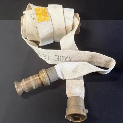 Vintage lay-flat discharge hose 20 Feet Long