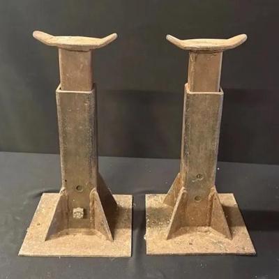 Cast Iron Industrial pedestal stands - 2 