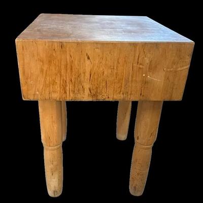 Solid wood butcher block 2x2, 32in H