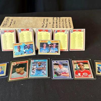1985 Fleer Complete Set (660) & Rookie Cards (6)