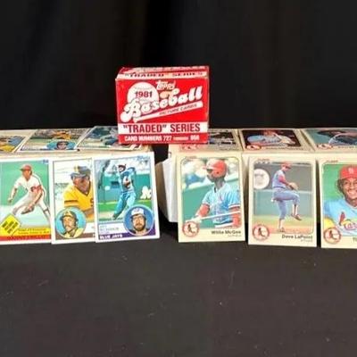 1983 Topps & Fleer Baseball Cards 