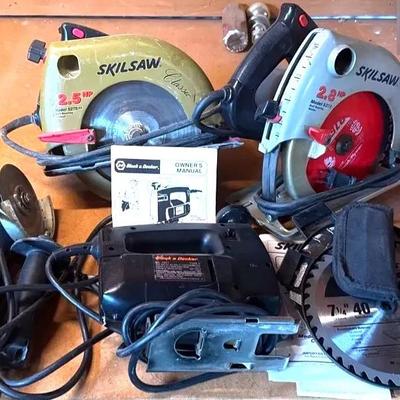 Saws Collection - Ryobi, SKILSAW & Black/Decker 