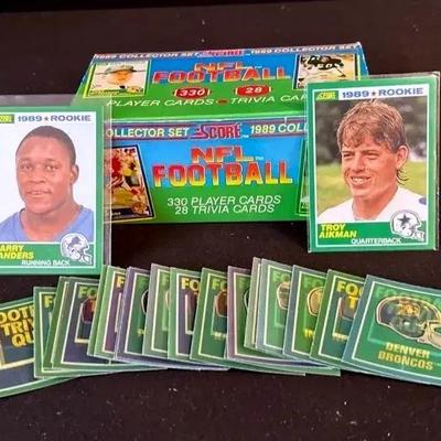 1989 Score NFL Football Collector Set Players/Trivia Cards 