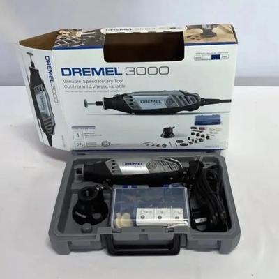 Dremel 3000 Variable-Speed Rotary Tool Kit With Case And Box