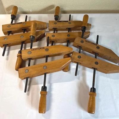 CRAFTSMAN antique, wooden vice grips 