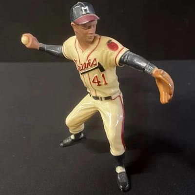Eddie Mathews  Milwaukee Braves #41 Hartland Plastics Baseball Figurine