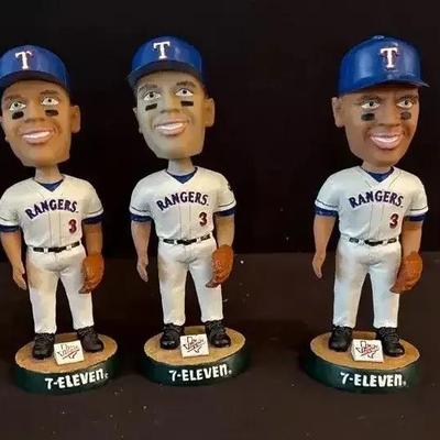 Texas Ranger Rodriguez Bobbleheads (3)