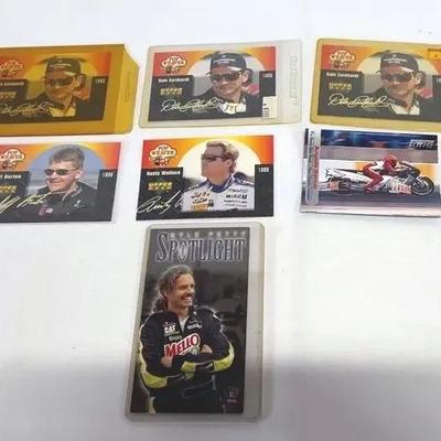 Vintage Nascar Upper Deck Racing Cards: Dale Earnhardt, Jeff Burton, Rusty Wallace, Kyle Petty