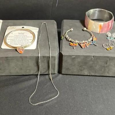 Friendship Bracelets And Assorted Earrings 