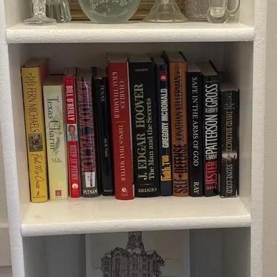 Vintage Glassware And Books