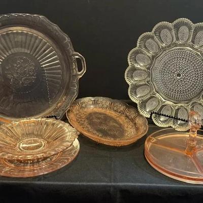 Pink EAPG Serving Pieces