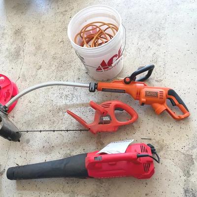 Electric Yard Tools With Cords 