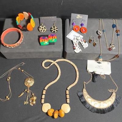 Tropical Theme Costume Jewelry 