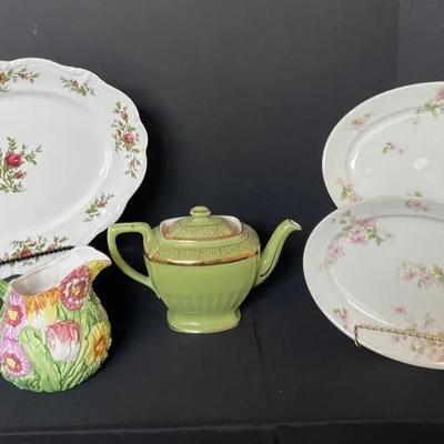 Floral Haviland Serving Pieces