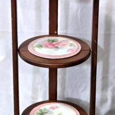 Antique Folding Pie Stand