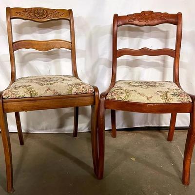 Vintage Duncan Phyfe Style Side Chairs