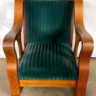 Art Deco Oak Rocker
