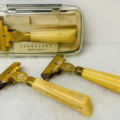 Vintage “Schick” Eversharp Razors In Case and More